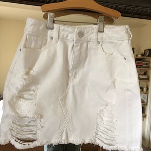 PAC SUN white denim skirt (24)